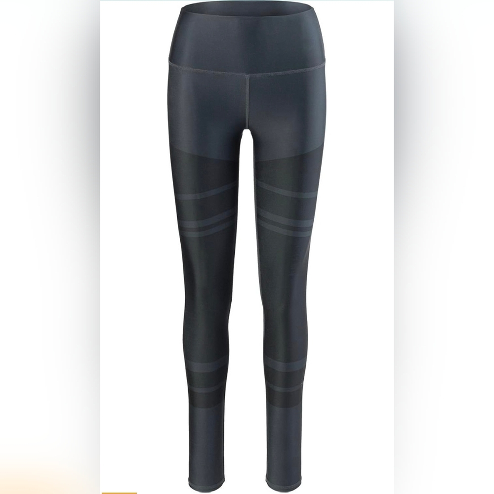 Alo | High-Waisted Airlift Airbrush Leggings In Black Marathon, Size XS